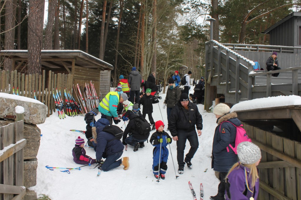 FULLT ÖS I SKIDPROVNINGEN