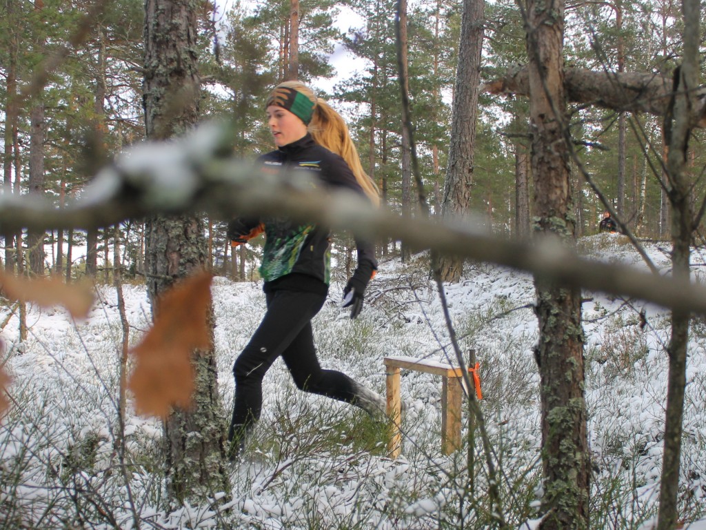 Märta spurtar på anda slingan