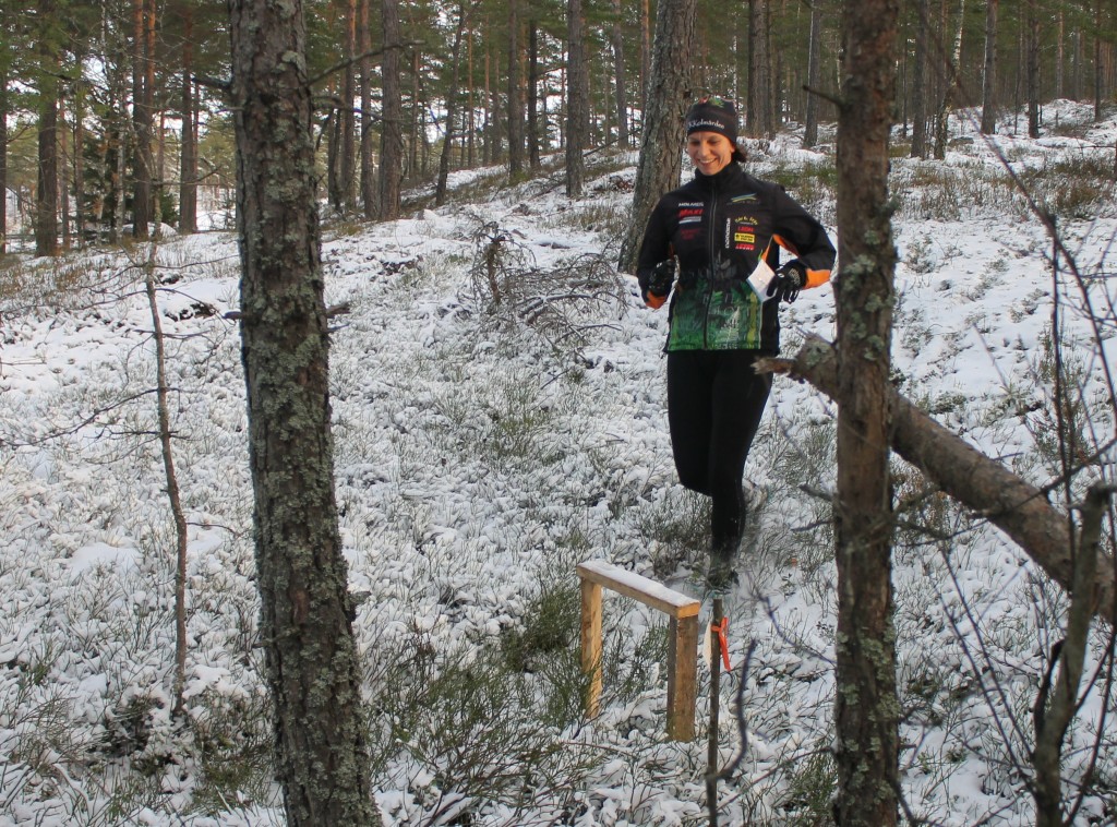 Agneta mot sista kontrollen