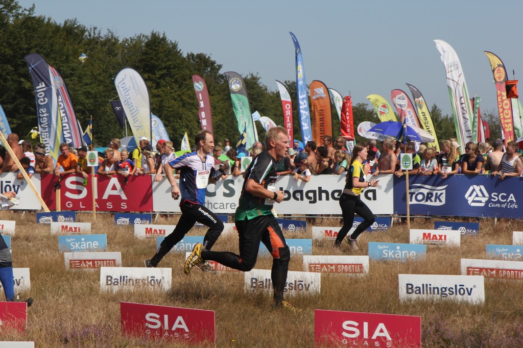 Magnus på spurten efter en tuff klubbmatch i H45 K.