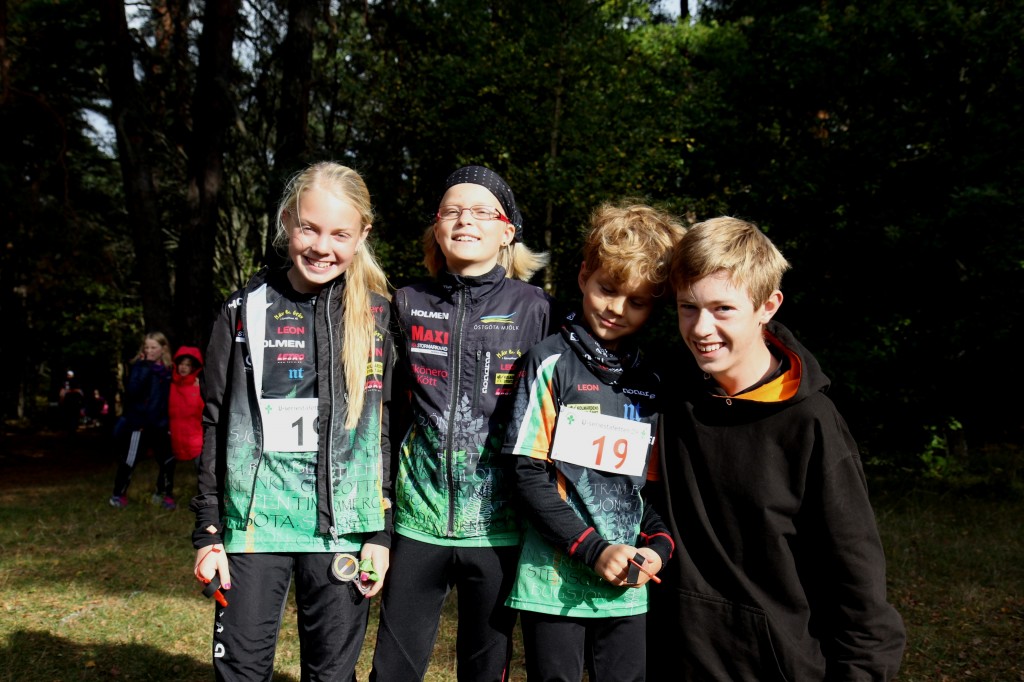 Linnea, Fanny, Oscar och Gustaf