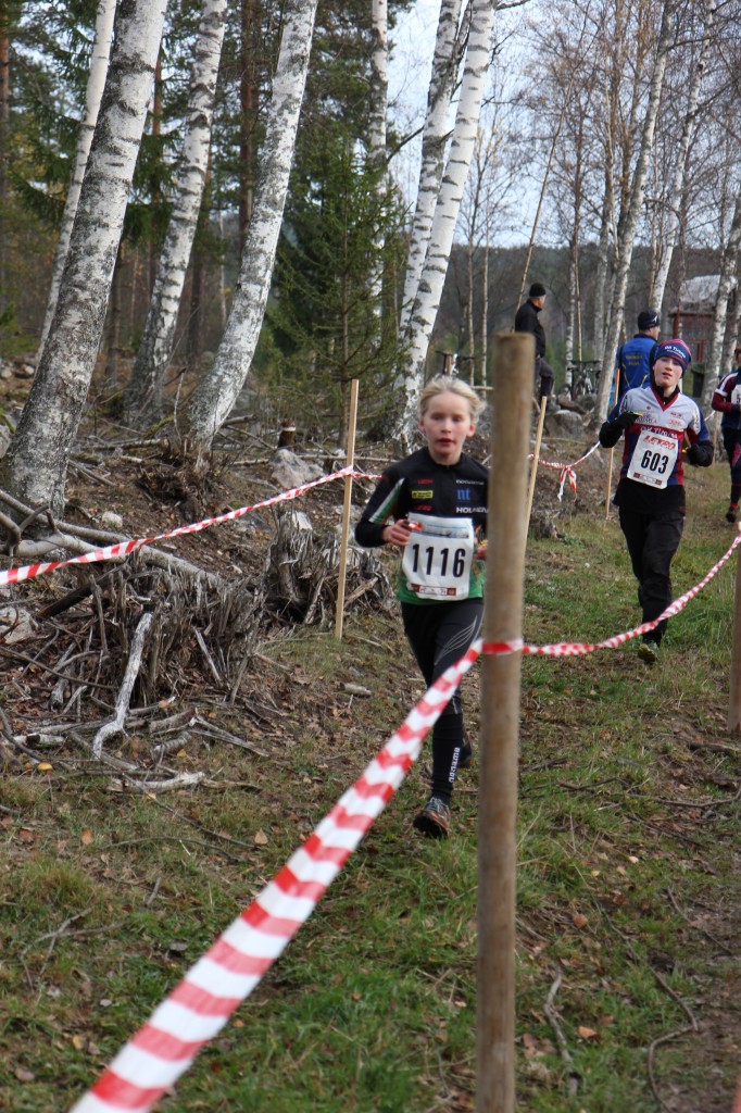 Yrsa i ledning efter sträcka 1.