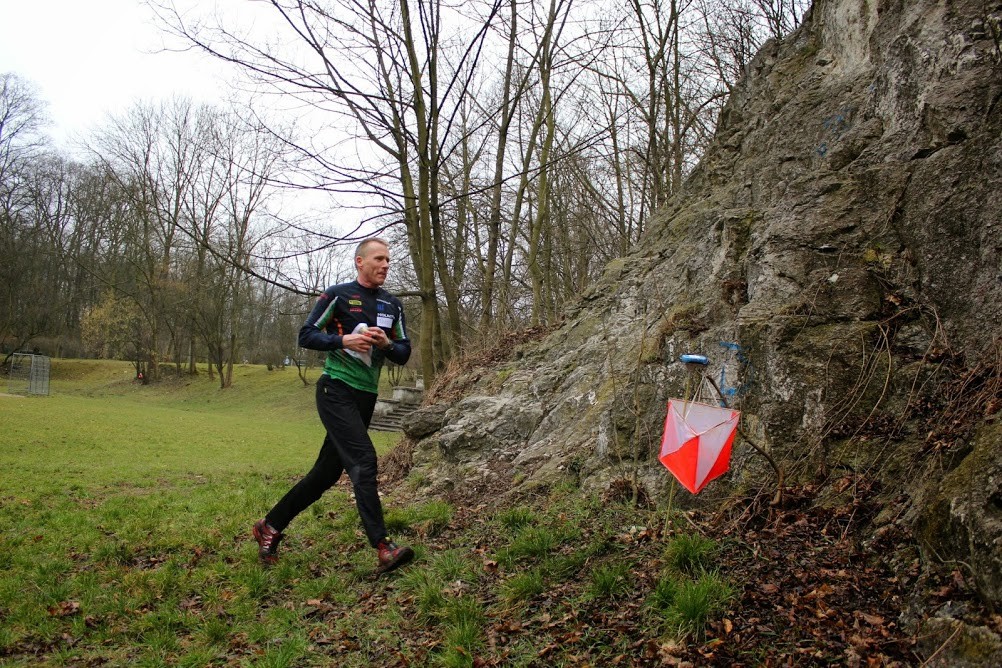 Peta ser nöjd ut på parksprinten