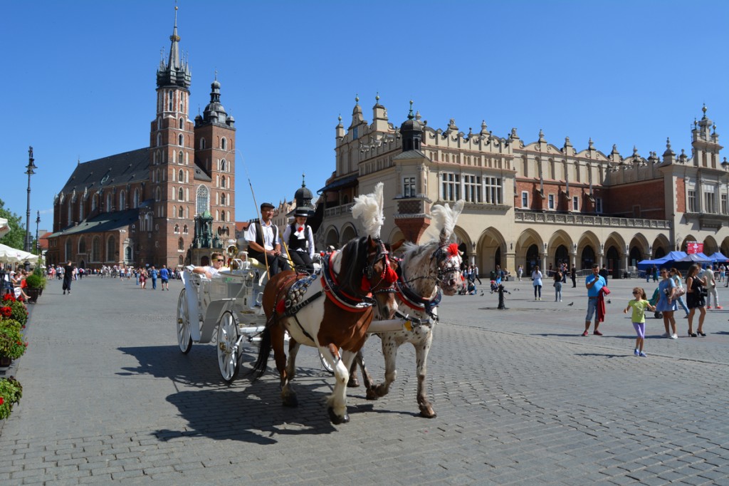 Gamla stan i Krakow