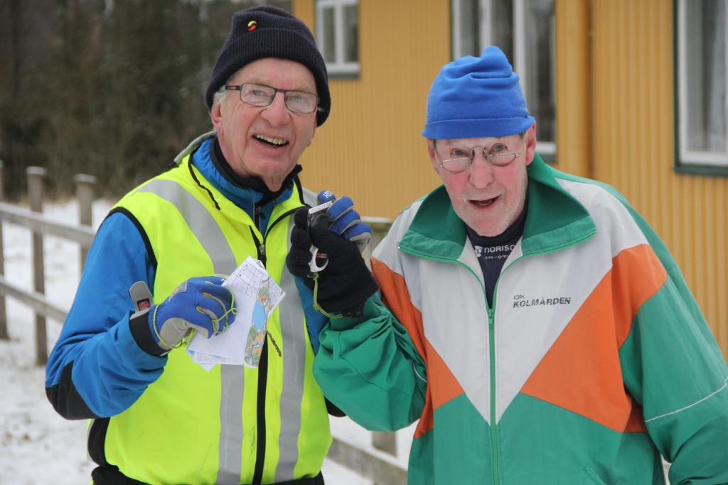 Evert o Åke  var synnerligen belåtna efer dage